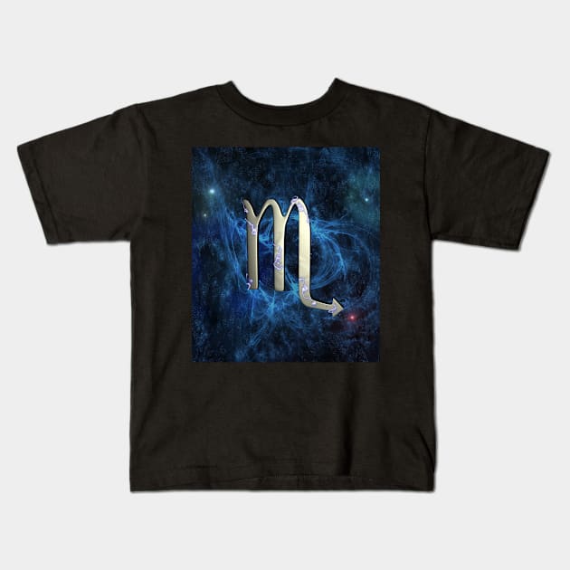 Scorpio Kids T-Shirt by Packrat